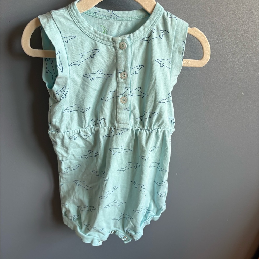 Kate Quinn Romper with Shark Print